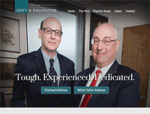 Tablet Screenshot of greenandwillstatter.com